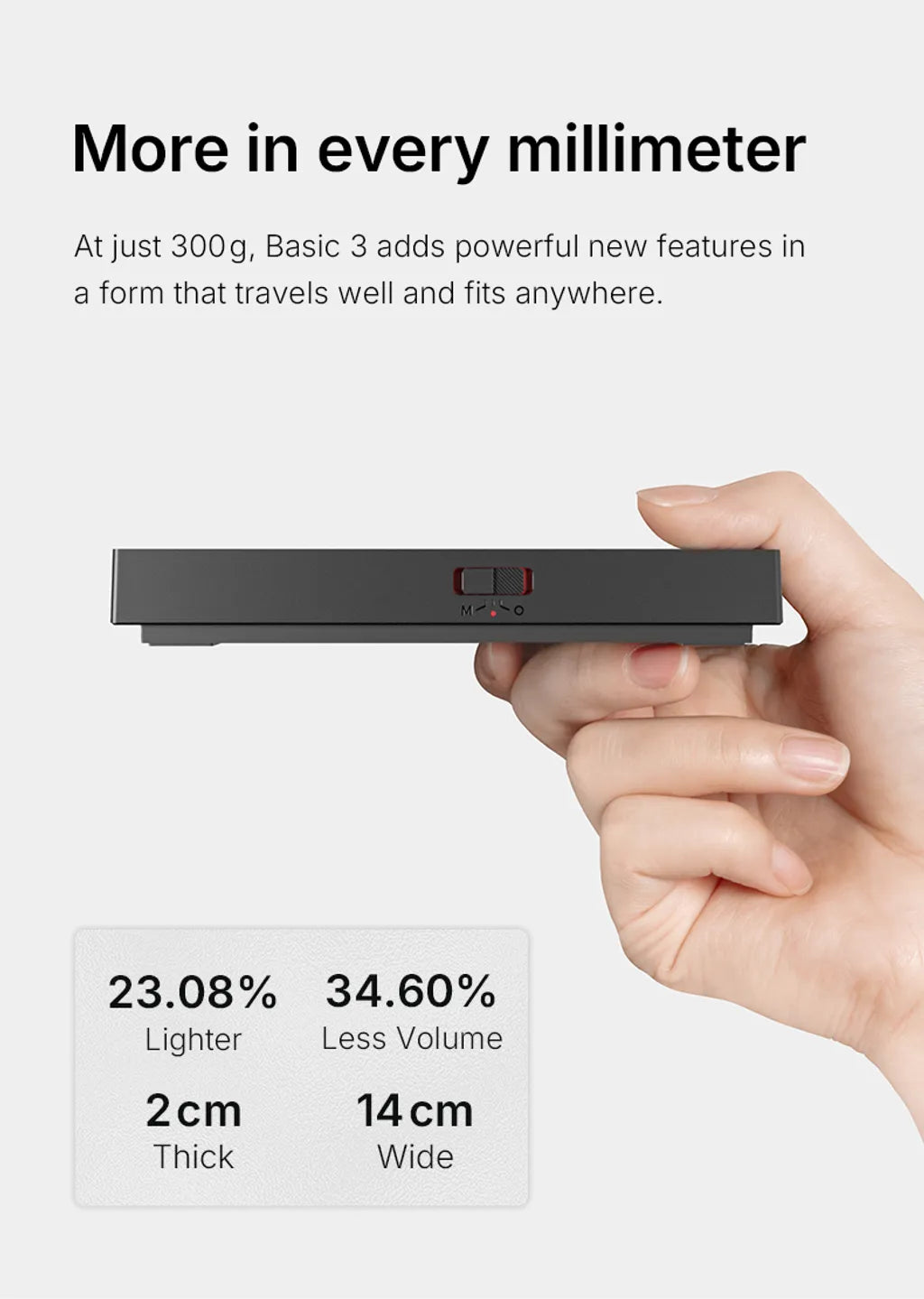 Timemore Black Mirror Basic 3 – kaffivog, svört